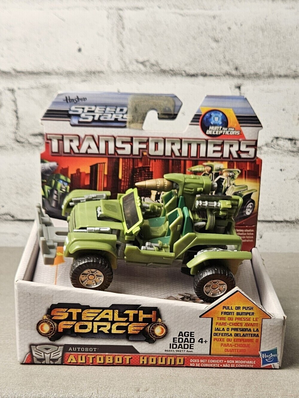 Transformers Stealth Force Autobot Hound Hasbro Figure NIB